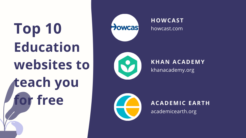 Top 10 education websites to teach you for free